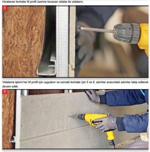 Yalıpan Saha Uygulaması 3 Fibercement Modeli ve Dış Cephe Kaplama Uygulaması